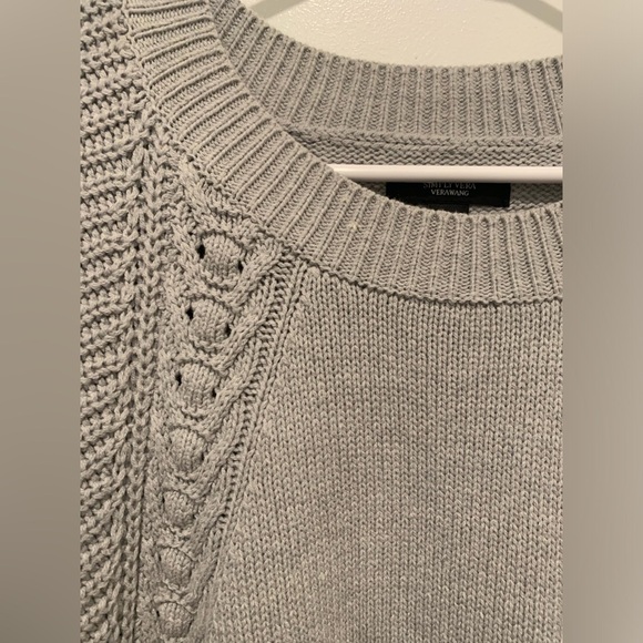 Simply Vera Vera Wang Womens Dove Gray Bat Wing Sleeves Sweater in Size XXL - Picture 5 of 10